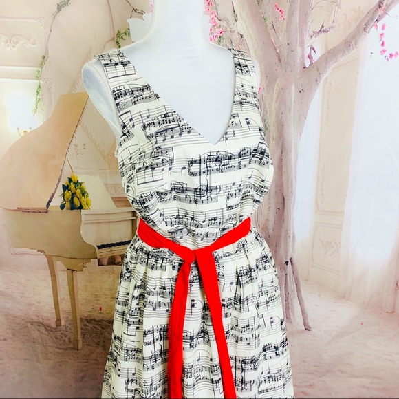 SOLD NEW ModCloth Key Of Chic Flare Dress - Picture 3 of 8